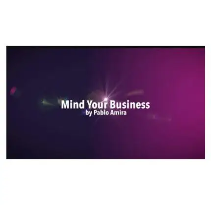 Mind Your Business Project by Pablo Amira - magic tricks 
Mind Your Business Project by Pablo Amira - magic tricks