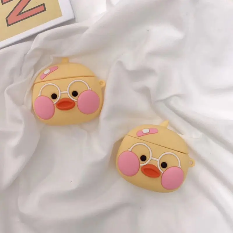 Cute Duck Pattern Soft Silicone Protective Cover Shockproof Case Skin for Airpods 1/2 Charging Box Accessories
Cute Duck Pattern Soft Silicone Protective Cover Shockproof Case Skin for Airpods 1/2 Charging Box Accessories