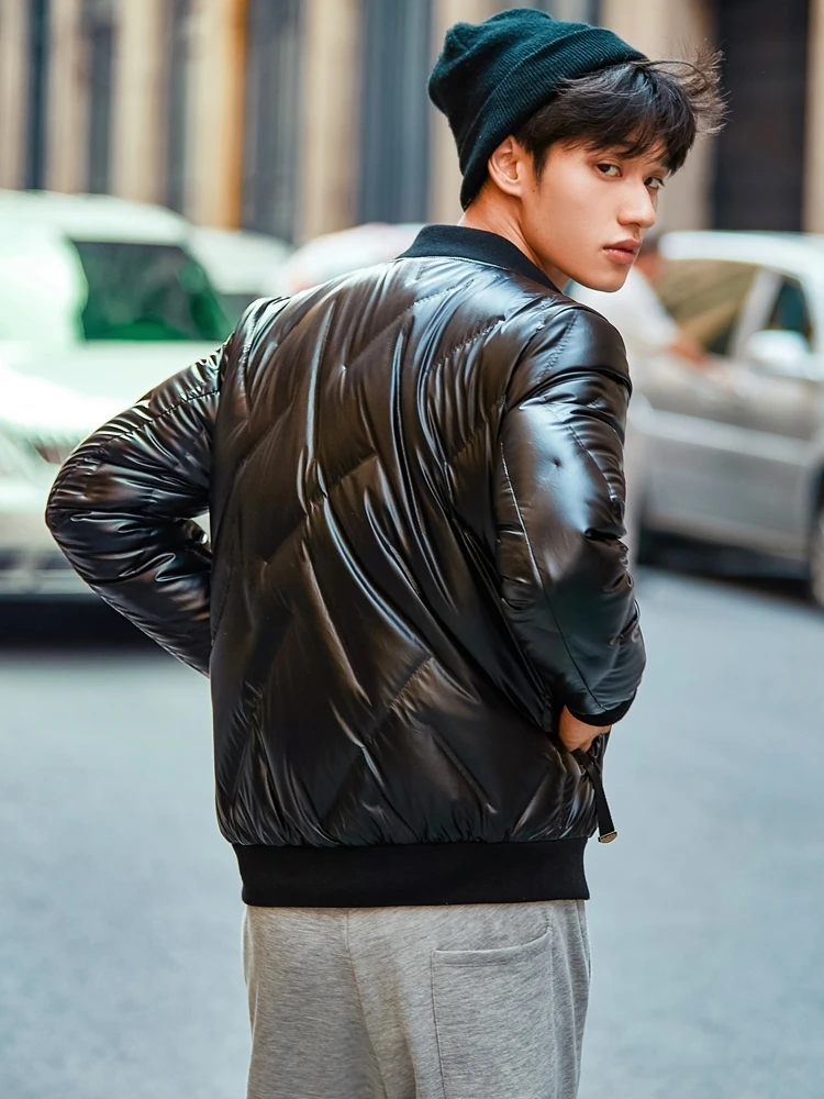 Men Coat Winter Korean White Duck Down Jacket Warm Parka Baseball Jacket Slim Puffer Jacket Men Casaco GQ8815 YY1456 
Men Coat Winter Korean White Duck Down Jacket Warm Parka Baseball Jacket Slim Puffer Jacket Men Casaco GQ8815 YY1456