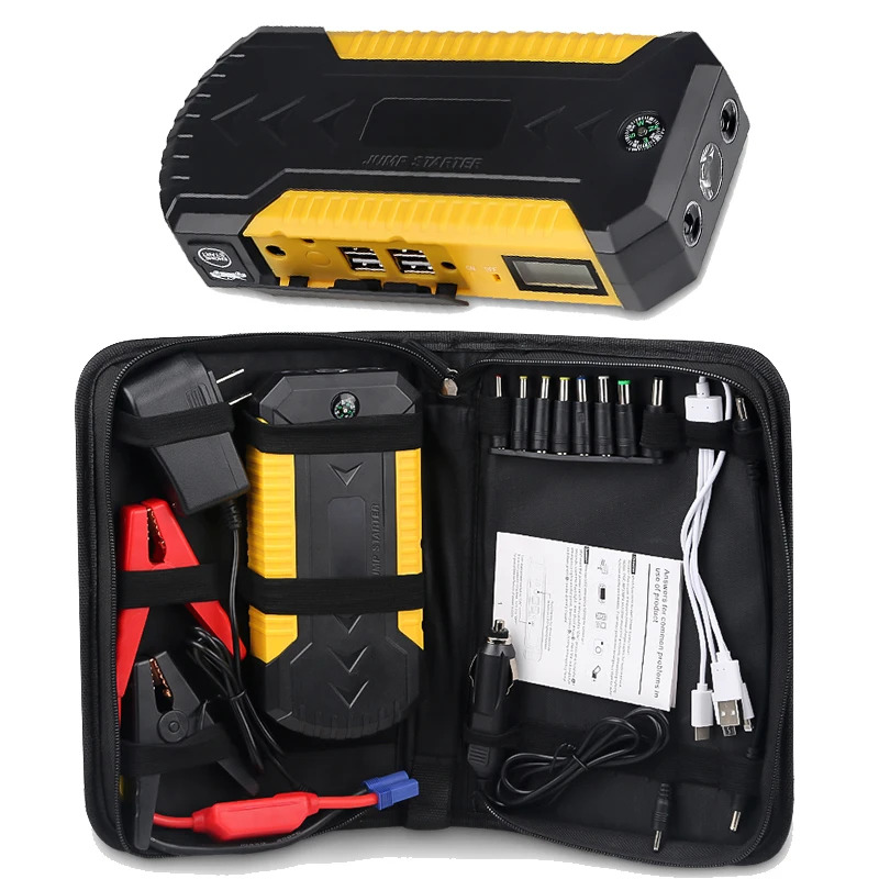Multifunction Emergency Starting Device 12v Portable Car Jump Starter Power Bank Battery Booster With USB Charger Led Light 600A
Multifunction Emergency Starting Device 12v Portable Car Jump Starter Power Bank Battery Booster With USB Charger Led Light 600A