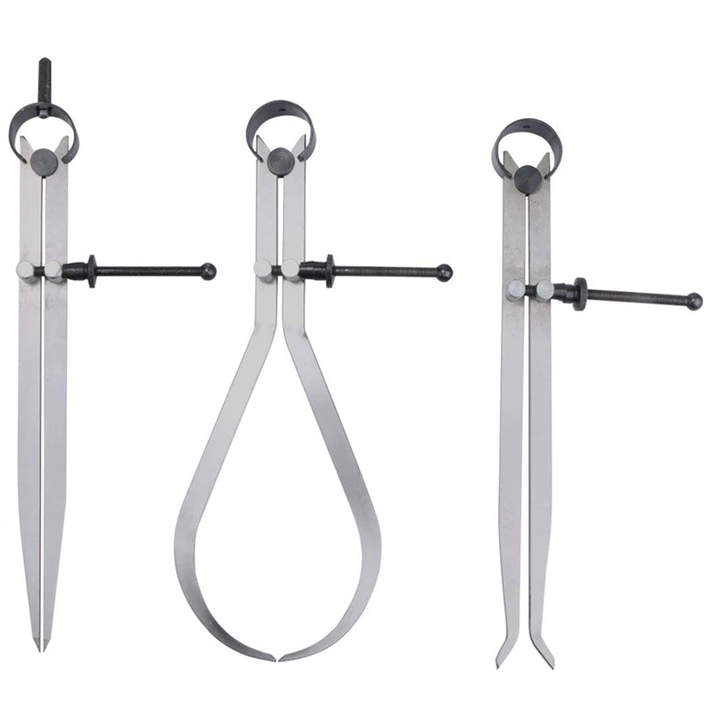 3Pcs Flat Leg Spring Caliper Spring Outer Caliper Spring Inner Caliper Gauge Spacing Planning Wire Gauge
3Pcs Flat Leg Spring Caliper Spring Outer Caliper Spring Inner Caliper Gauge Spacing Planning Wire Gauge