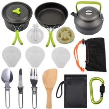 Outdoor Camping Cooking Set Frying Pan Kettle Cookware Kit For Travel Hiking Foldable Spoon Fork Kettle Cup Outdoor Picnic Set
Outdoor Camping Cooking Set Frying Pan Kettle Cookware Kit For Travel Hiking Foldable Spoon Fork Kettle Cup Outdoor Picnic Set