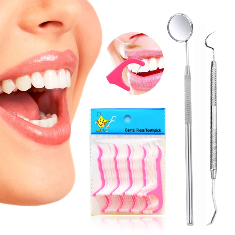 Dental Flosser Teeth Stick Toothpicks Floss Pick Oral Hygiene Teeth Cleaning Dental Remover Stains Tartar Whitening Tooth Care
Dental Flosser Teeth Stick Toothpicks Floss Pick Oral Hygiene Teeth Cleaning Dental Remover Stains Tartar Whitening Tooth Care