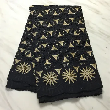 blackk Gold 2020 Latest African Lace Fabric With Eyelet Holes Dry Cotton Swiss Voile Lace In Switzerland For Nigerian Dress 
blackk Gold 2020 Latest African Lace Fabric With Eyelet Holes Dry Cotton Swiss Voile Lace In Switzerland For Nigerian Dress