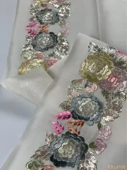 1pc 100% Silk Hand embroidery Cheongsam accessories lace fabric DIY wedding hair accessories clothing accessories sequins ribbon
1pc 100% Silk Hand embroidery Cheongsam accessories lace fabric DIY wedding hair accessories clothing accessories sequins ribbon