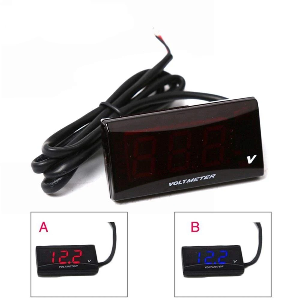 Motorcycle Voltmeter For KOSO New Battle GTR BWS Thunder G5 LED Digital Display Voltage Meter 12V Motorcycle Instrument
Motorcycle Voltmeter For KOSO New Battle GTR BWS Thunder G5 LED Digital Display Voltage Meter 12V Motorcycle Instrument