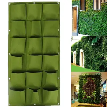 18/36 Pockets Flower Plant Wall Hanging Planter Bag Yard Garden Home Decoration
18/36 Pockets Flower Plant Wall Hanging Planter Bag Yard Garden Home Decoration
