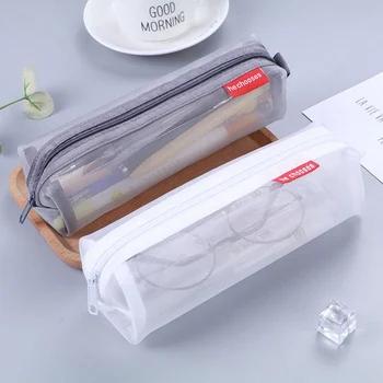 Three-dimensional Simple Transparent Mesh Pen Bag Student Exam Special Stationery Bag Large Capacity Portable Storage Bag
Three-dimensional Simple Transparent Mesh Pen Bag Student Exam Special Stationery Bag Large Capacity Portable Storage Bag