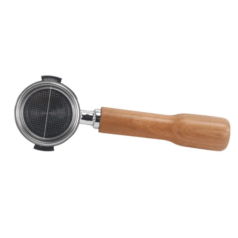51mm Alloy Coffee Machine Filter Holder Bottomless Portafilter with Wooden/Plastic Handle Professional Accessory
51mm Alloy Coffee Machine Filter Holder Bottomless Portafilter with Wooden/Plastic Handle Professional Accessory