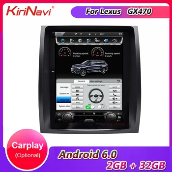 KiriNavi Vertical Screen Tesla Style 10.4 Inch Android 6.0 Car Dvd Player For Lexus GX470 Radio Gps Navigation 2004-2009 4G
KiriNavi Vertical Screen Tesla Style 10.4 Inch Android 6.0 Car Dvd Player For Lexus GX470 Radio Gps Navigation 2004-2009 4G