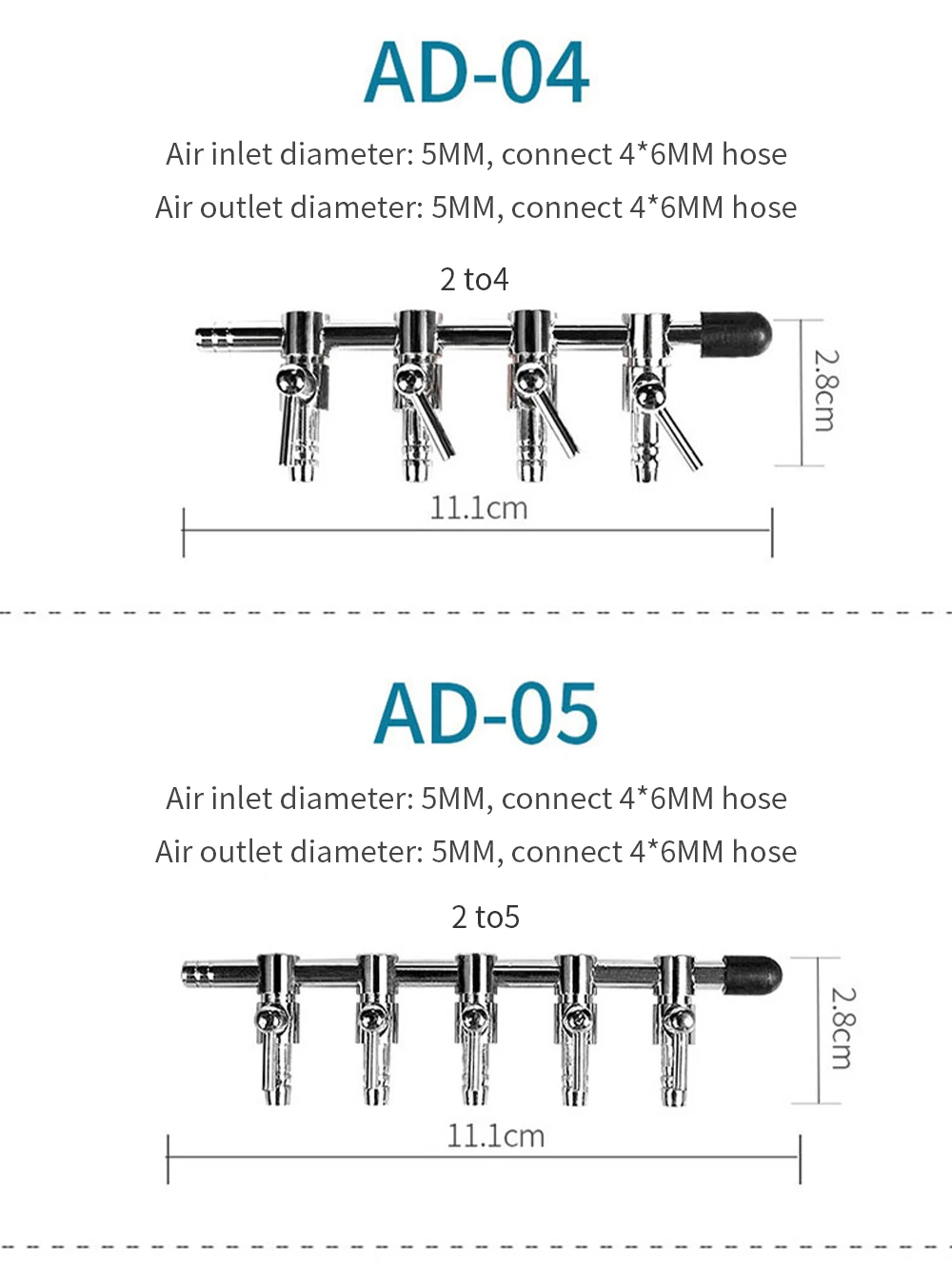 Aquarium Air Flow Control Lever Valve Distributor Splitter Oxygen Pump Accessories Fish Tank Stainless Steel Air Valve 1To5 Way Aquarium Air Flow Control Lever Valve Distributor Splitter Oxygen Pump Accessories Fish Tank Stainless Steel Air Valve 1To5 Way