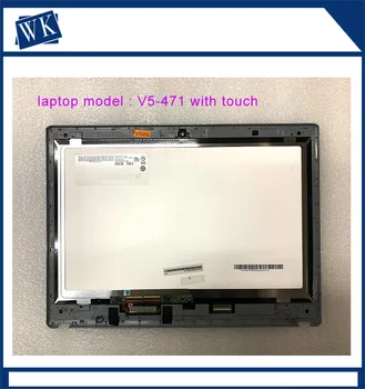 14"Touch LCD screen assembly For Acer aspire V5-471 V5-471P V5-471PG B140XTN02.4 With frame bezel Tested A+
14"Touch LCD screen assembly For Acer aspire V5-471 V5-471P V5-471PG B140XTN02.4 With frame bezel Tested A+