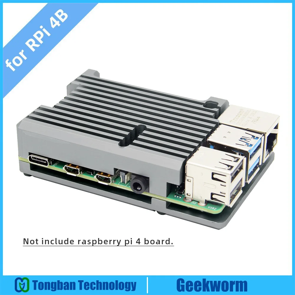 Raspberry Pi 4 Passive Cooling Case, Pi 4B Armor Aluminum Alloy Case/ Metal Enclosure Heat Dissipation for Pi 4 Model B
Raspberry Pi 4 Passive Cooling Case, Pi 4B Armor Aluminum Alloy Case/ Metal Enclosure Heat Dissipation for Pi 4 Model B