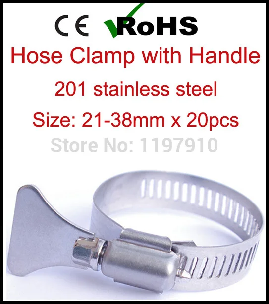 21mm-38mm x 20pcs Germany Type Hose Clamps Butterfly Metal Clips Good Quality Wholesale
21mm-38mm x 20pcs Germany Type Hose Clamps Butterfly Metal Clips Good Quality Wholesale