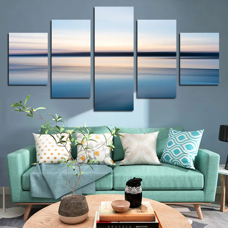 Nordic High-definition Sea Painting And Printmaking Natural Landscape Printing Canvas Painting Art Poster Five-piece Home Decor
Nordic High-definition Sea Painting And Printmaking Natural Landscape Printing Canvas Painting Art Poster Five-piece Home Decor