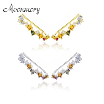 Moonmory 925 Sterling Silver Ear Pin Piercing Clip Safety Euphoria Earrings For Women Colorful Rainbow Crystal Earring Punk
Moonmory 925 Sterling Silver Ear Pin Piercing Clip Safety Euphoria Earrings For Women Colorful Rainbow Crystal Earring Punk
