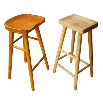 Nordic Simple Modern Log Bar Chair Domestic Solid Wood Dining Table Stool High Foot
Nordic Simple Modern Log Bar Chair Domestic Solid Wood Dining Table Stool High Foot