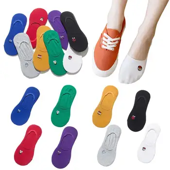 Woman Invisible Solid Elastic Breathable Sock Fashion Trend Wild Joker and Sweet Embroidered Short Boat Ankle Socks
Woman Invisible Solid Elastic Breathable Sock Fashion Trend Wild Joker and Sweet Embroidered Short Boat Ankle Socks