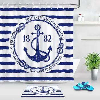 Authentic Nautical Froward to Adventure Anchor Sign Shower Curtain Bathroom Home Decor Pattern Waterproof Fabric With 12 Hooks
Authentic Nautical Froward to Adventure Anchor Sign Shower Curtain Bathroom Home Decor Pattern Waterproof Fabric With 12 Hooks