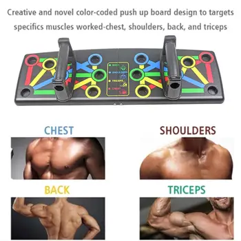 9 in 1 System Body Building Fitness Pushup Bars Stands Pair Push Up Board Body Training ABS Work out Sport Trainer
9 in 1 System Body Building Fitness Pushup Bars Stands Pair Push Up Board Body Training ABS Work out Sport Trainer