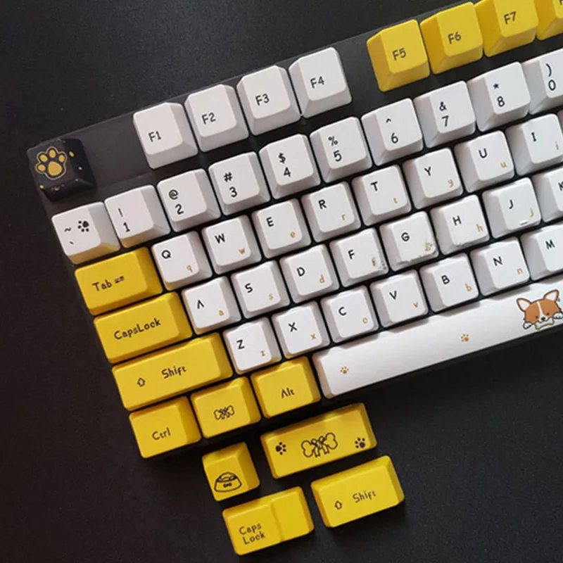 A Full Set Corgi Dog Keycaps Sublimation Dye PBT Personalized Keycaps OEM Profile For Mechanical Keyboard cherry Switch Caps
A Full Set Corgi Dog Keycaps Sublimation Dye PBT Personalized Keycaps OEM Profile For Mechanical Keyboard cherry Switch Caps