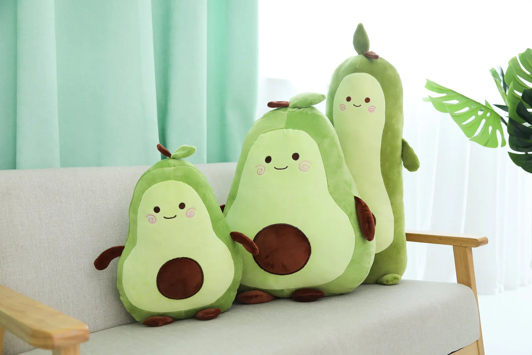 Creative Avocado Stuffed Plush Toy Cute Fruit Toy Pillow