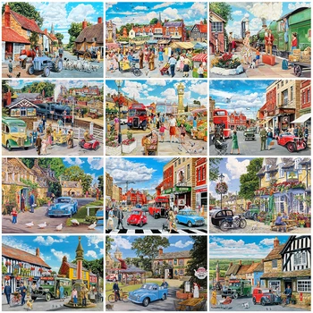 Evershine 5D DIY Diamond Painting Street Mosaic Art Diamond Embroidery House Landscape Cross Sttich Kit Home Decorations
Evershine 5D DIY Diamond Painting Street Mosaic Art Diamond Embroidery House Landscape Cross Sttich Kit Home Decorations