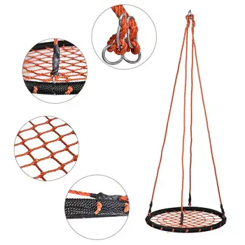 Children Swing Seat Hammock Chair Round Saucer Swing Chair for Outdoor Furniture Garden Courtyard Rocking Chair 
Children Swing Seat Hammock Chair Round Saucer Swing Chair for Outdoor Furniture Garden Courtyard Rocking Chair