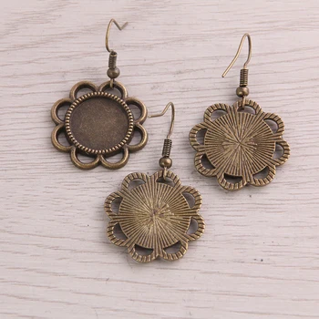 SWEET BELL 20pcs 12/14mm Bronze Flower Earring Base Cabochon Setting Earring Base Metal Blanks Round Bezel Fit Jewelry Findings
SWEET BELL 20pcs 12/14mm Bronze Flower Earring Base Cabochon Setting Earring Base Metal Blanks Round Bezel Fit Jewelry Findings