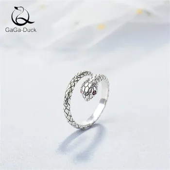 New Creative Fashion Jewelry Vintage Thai Silver Sweet Animal 925 Sterling Silver Snake Red Eyes Crystal Opening Rings R232 
New Creative Fashion Jewelry Vintage Thai Silver Sweet Animal 925 Sterling Silver Snake Red Eyes Crystal Opening Rings R232