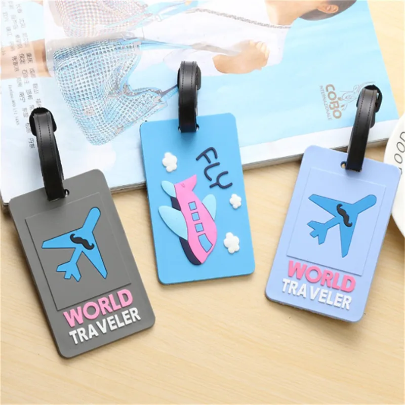 Kawaii Suitcase Luggage Tag Cartoon ID Address Holder Baggage Label Silica Ge Identifier Portable Label Travel Accessories
Kawaii Suitcase Luggage Tag Cartoon ID Address Holder Baggage Label Silica Ge Identifier Portable Label Travel Accessories