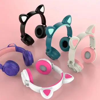 Cat Ear Wireless Earphones Headset Glowing Bluetooth 5.0 Headphone For Girls Headset Hifi Stereo Music Earbuds With Microphone
Cat Ear Wireless Earphones Headset Glowing Bluetooth 5.0 Headphone For Girls Headset Hifi Stereo Music Earbuds With Microphone
