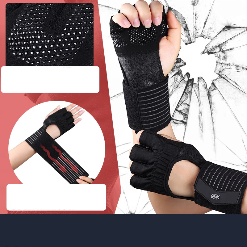 Outdoor Sports Gloves Men's Wristbands Fitness Gloves Non-slip Barbell Training Weightlifting Half Finger Gloves Men's Gloves
Outdoor Sports Gloves Men's Wristbands Fitness Gloves Non-slip Barbell Training Weightlifting Half Finger Gloves Men's Gloves