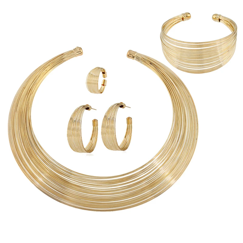 Gold Layering Chain Choker Necklace Layered Pendant Statement Necklace earring set for Women Girls
Gold Layering Chain Choker Necklace Layered Pendant Statement Necklace earring set for Women Girls