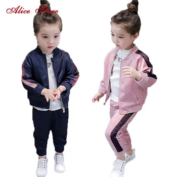 chiildren's clothes autumn new girls baseball uniform zipper shirt jacket + trousers sports 2 piece sets for 3-7 Yrs kids
chiildren's clothes autumn new girls baseball uniform zipper shirt jacket + trousers sports 2 piece sets for 3-7 Yrs kids