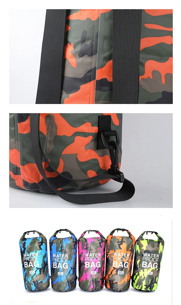 30L Outdoor Floating Waterproof Dry Bag Swimming Bag Roll Top Sacks Storage Bags for Rafting Boating Kayaking Canoeing Travlling (11).jpg