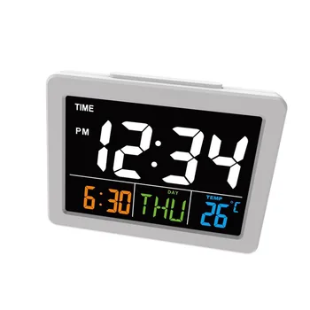 Modern Fashion Home LED Digital Desk Clock - Bedside Large Screen LED Alarm Clock with Date, Temperature
Modern Fashion Home LED Digital Desk Clock - Bedside Large Screen LED Alarm Clock with Date, Temperature
