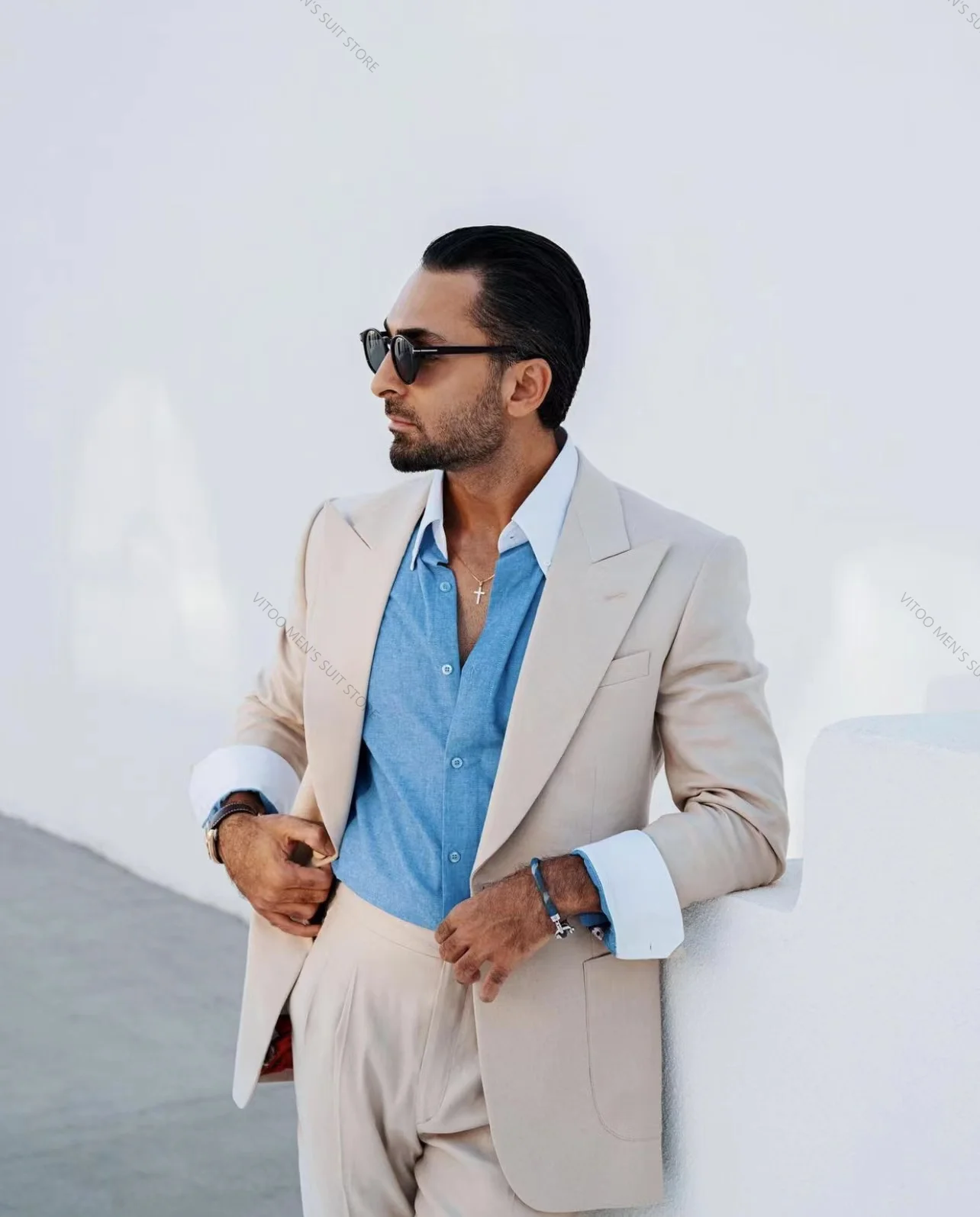Suit Supply Off White Men Suits For Wedding Jacket Set Formal Slim Fit Stylish Design Style Men Cotton Clothing 2 Button Blazer
Suit Supply Off White Men Suits For Wedding Jacket Set Formal Slim Fit Stylish Design Style Men Cotton Clothing 2 Button Blazer