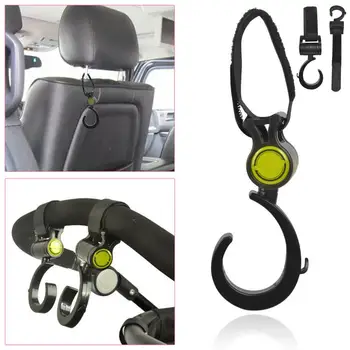 2Pcs Multifunctional Baby Buggy Clips Infant Stroller Hanging Hooks Accessories 360 degrees rotation will allow you to hang it
2Pcs Multifunctional Baby Buggy Clips Infant Stroller Hanging Hooks Accessories 360 degrees rotation will allow you to hang it