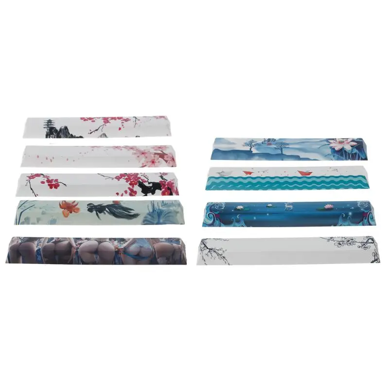 Replace SpaceBar Keycap PBT Five Sides Dye-Subbed Spacebar 6.25U Cherry Profile Space Bar Keycap for DIY Mechanical Keyboard
Replace SpaceBar Keycap PBT Five Sides Dye-Subbed Spacebar 6.25U Cherry Profile Space Bar Keycap for DIY Mechanical Keyboard