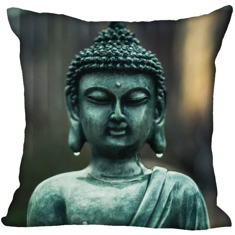 Заказная декоративная наволочка статуя Будды квадратная Наволочка на молнии