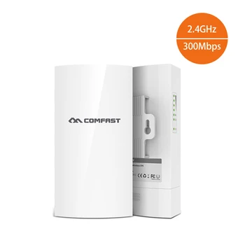 COMFAST 300Mbps WiFi Repeater Wireless 2.4G Signal Amplifier Booster Outdoor 1KM CPE AP Bridge 15V POE LAN WAN for Router EU
COMFAST 300Mbps WiFi Repeater Wireless 2.4G Signal Amplifier Booster Outdoor 1KM CPE AP Bridge 15V POE LAN WAN for Router EU