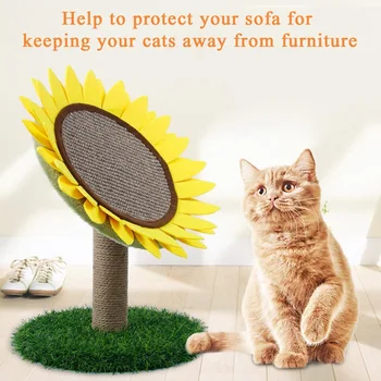 Cat Scratch Posts Cat Kitten Cat Scratcher Toy Sisal Scratching Pole Post Toy Lovely Sunflower Shape
Cat Scratch Posts Cat Kitten Cat Scratcher Toy Sisal Scratching Pole Post Toy Lovely Sunflower Shape