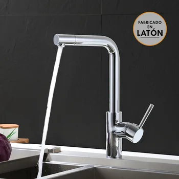 Kibath single lever faucet with high spout orientable 360 ° ZEL for large kitchen sinks or with two breasts
Kibath single lever faucet with high spout orientable 360 ° ZEL for large kitchen sinks or with two breasts
