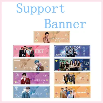 1 pcs GOT7 txt SuperM Straykids iTZY Bian Boxian color slogan should support non-woven slogan Peripheral concert accessories
1 pcs GOT7 txt SuperM Straykids iTZY Bian Boxian color slogan should support non-woven slogan Peripheral concert accessories