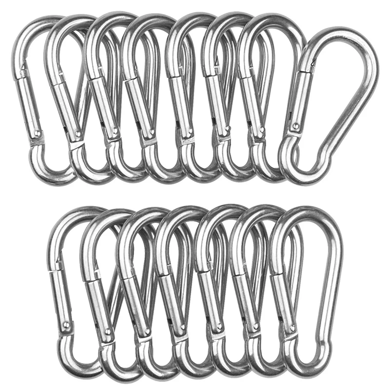 Stainless Steel Spring Buckle Carabiner Solid Safety Buckle Wire Rope Quick-Hanging Safety Hook
Stainless Steel Spring Buckle Carabiner Solid Safety Buckle Wire Rope Quick-Hanging Safety Hook