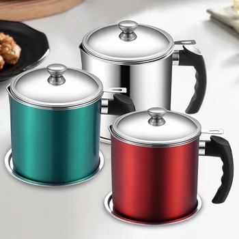 Stainless Steel Oil Filter Pot Large Capacity Filter and Leak-Proof Oil Pot Filter Mesh Oil Tank Oil Storage Tank
Stainless Steel Oil Filter Pot Large Capacity Filter and Leak-Proof Oil Pot Filter Mesh Oil Tank Oil Storage Tank