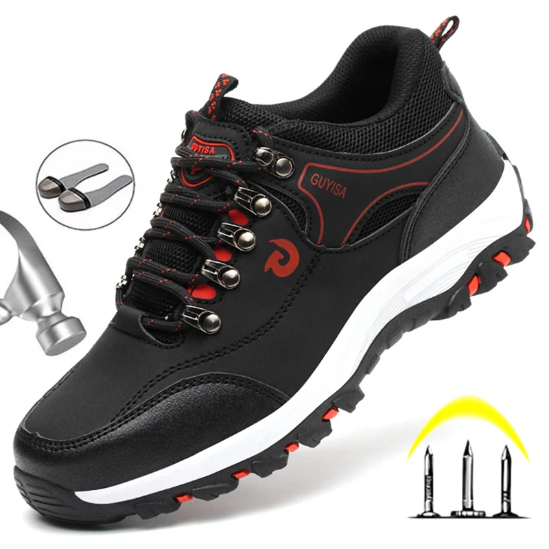 Steel Toe Cap Men Shoes for Work Puncture-Proof Safety Shoes Boots Protective Casual Working Footwear Men Sneakers Breathable
Steel Toe Cap Men Shoes for Work Puncture-Proof Safety Shoes Boots Protective Casual Working Footwear Men Sneakers Breathable