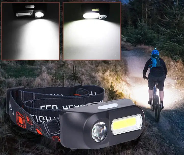 HiMISS портативный мини светодиодный фонарик с USB зарядкой для кемпинга и охоты |