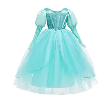 Phertiful Girls Ariel Cosplay Costume Children the little Mermaid Dress Long Sleeve Kids Halloween Party Fancy Sequined Gown
Phertiful Girls Ariel Cosplay Costume Children the little Mermaid Dress Long Sleeve Kids Halloween Party Fancy Sequined Gown